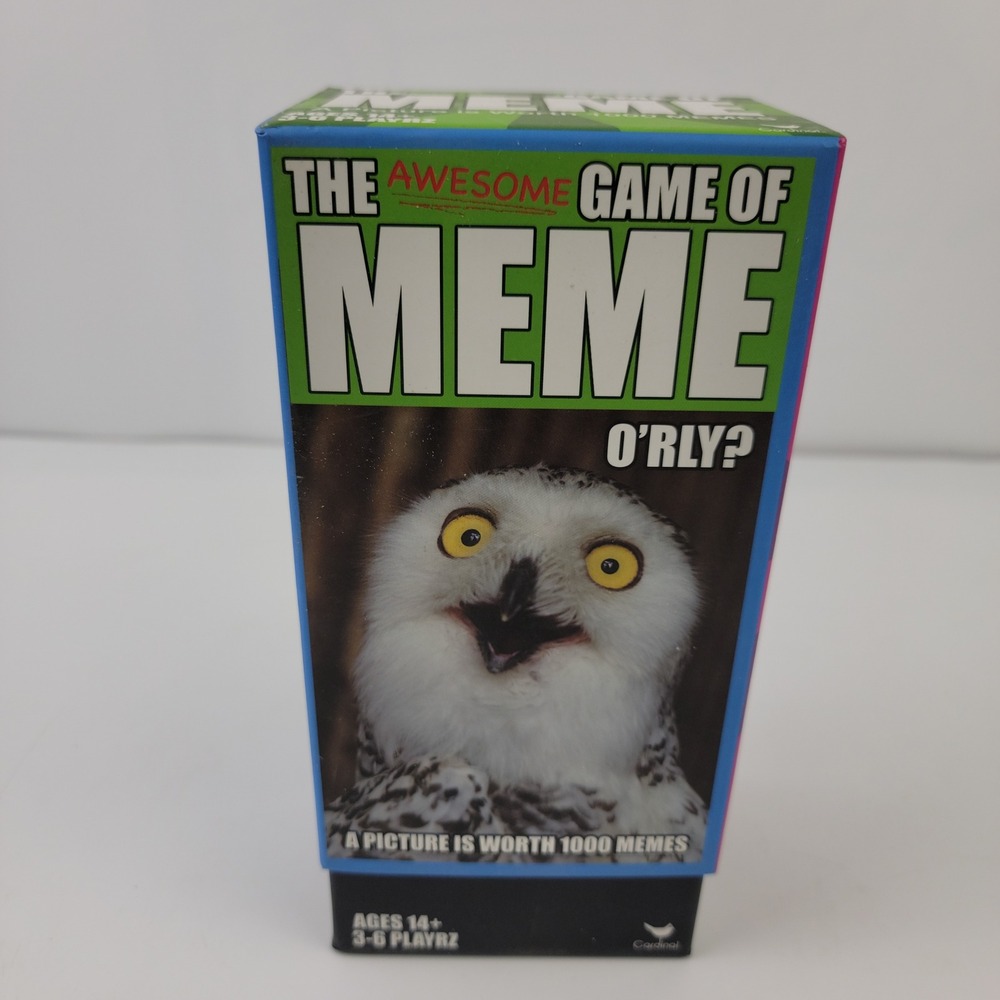 Cardinal The Awesome Game of Meme Card Game 3-6 Players Ages 14+ 70710AIC